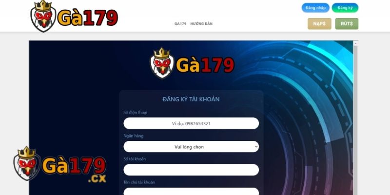 Hướng dẫn đăng ký đại lý Ga179